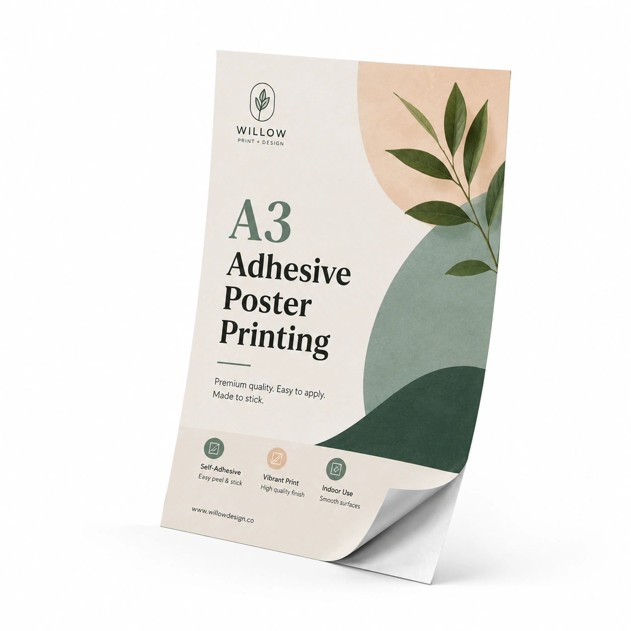 A3 Adhesive Poster Printing
